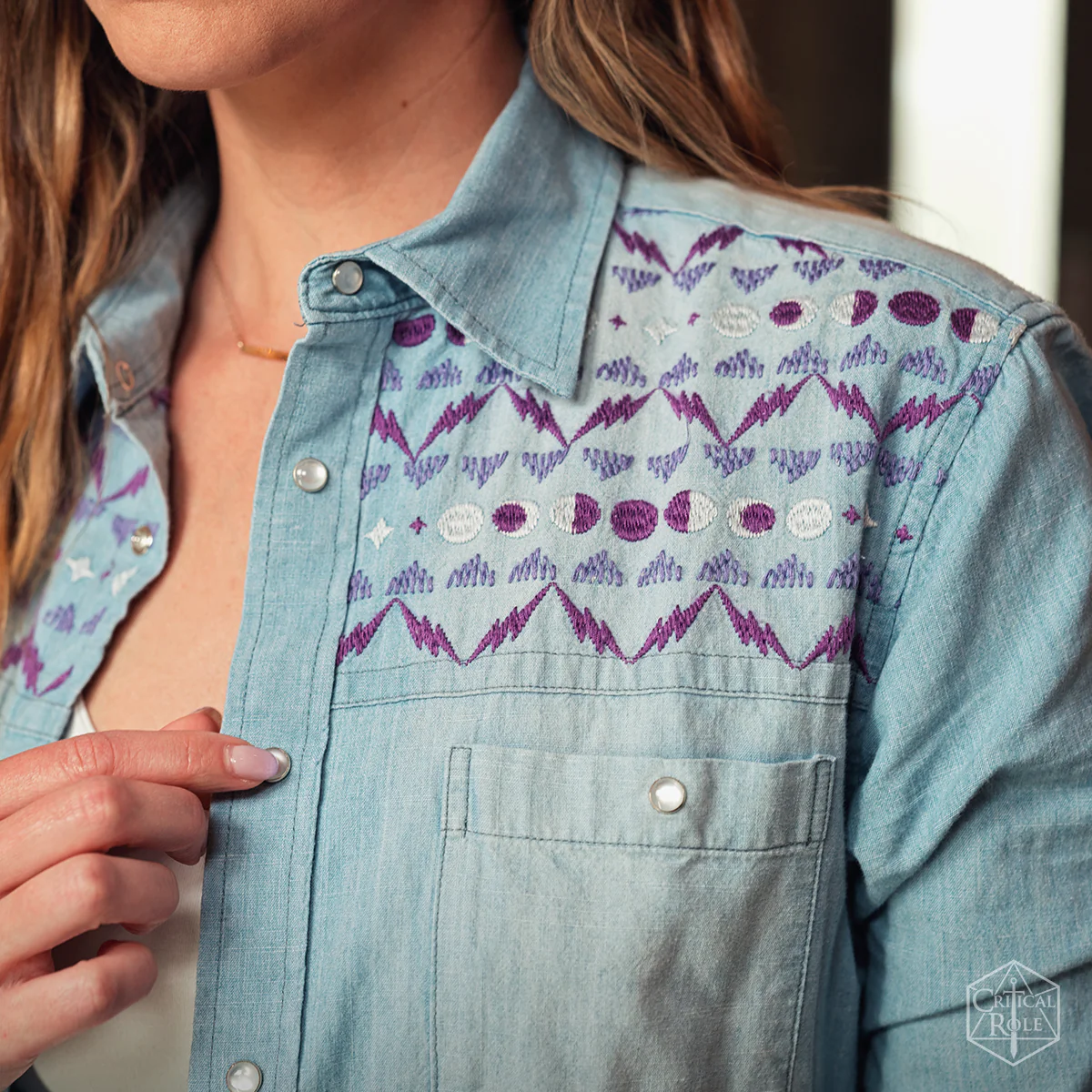 Bells Hells Collection: Imogen Temult Denim Shirt - Image 13